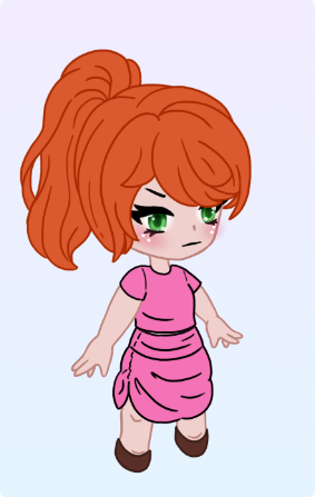 Avatar con vestido rosa